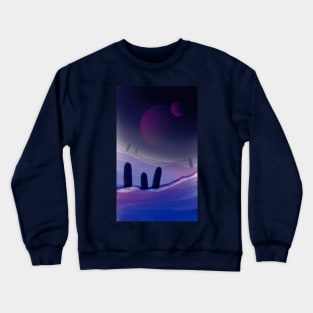 Alien World Standing Stones Crewneck Sweatshirt